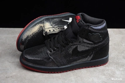 BLACK OG 1 RED JORDAN DC7071-001 HIGH RETRO GYM AIR 1030